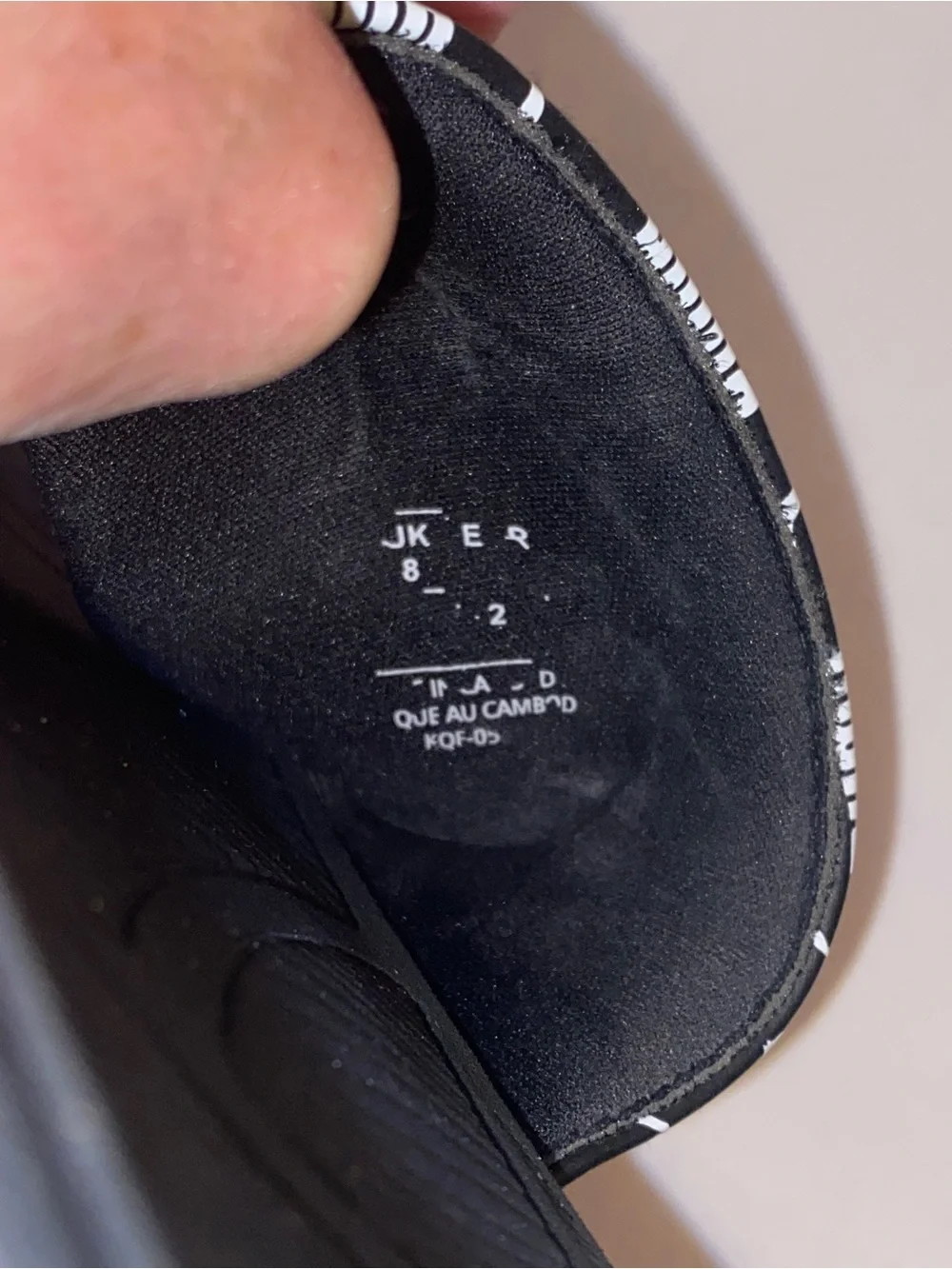 Puma Black & White Logo Slide Sandals